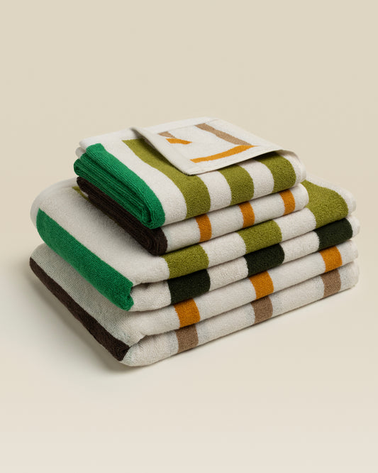 Plush Cotton Reversible Towel - Janus Cadence