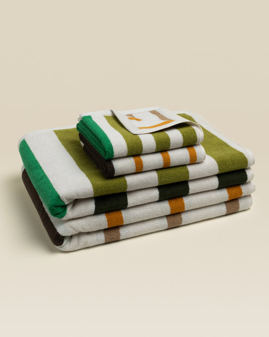 Plush Cotton Reversible Towel - Janus Cadence