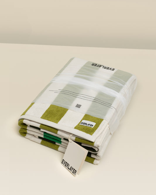 Plush Cotton Reversible Towel - Janus Cadence