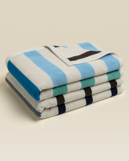 Plush Cotton Reversible Towel - Janus Cadence