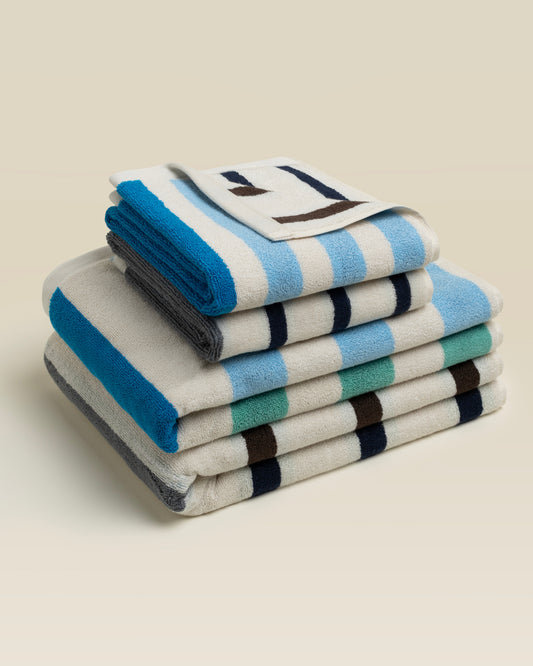 Plush Cotton Reversible Towel - Janus Cadence