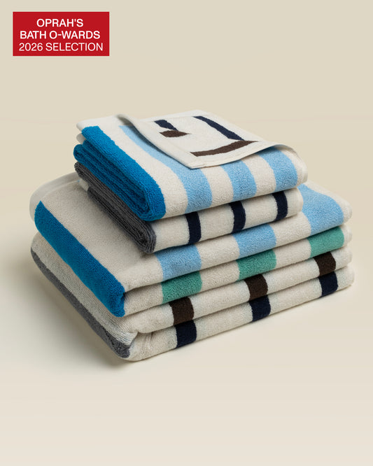 Plush Cotton Reversible Towel - Janus Cadence