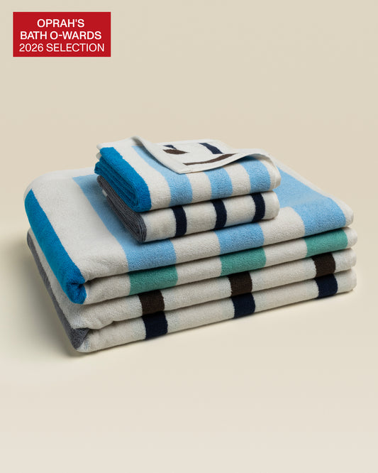 Plush Cotton Reversible Towel - Janus Cadence