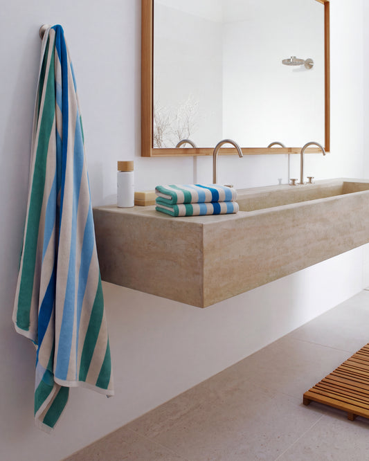 Plush Cotton Reversible Towel - Janus Cadence