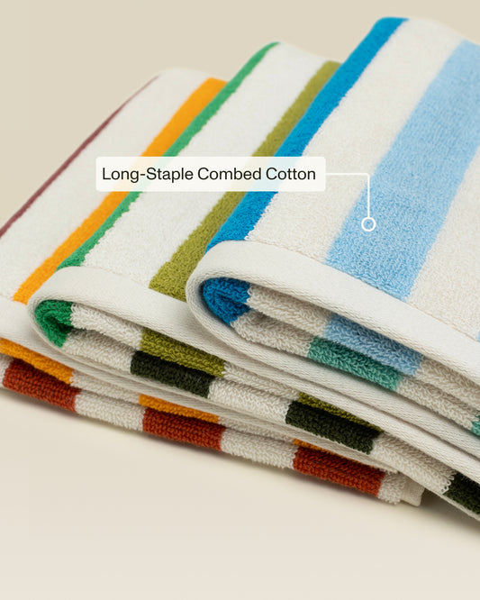 Plush Cotton Reversible Towel - Janus Cadence