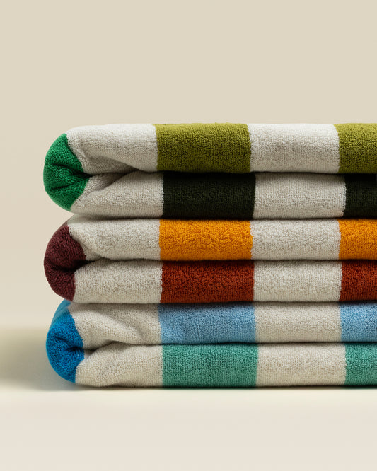 Plush Cotton Reversible Towel - Janus Cadence