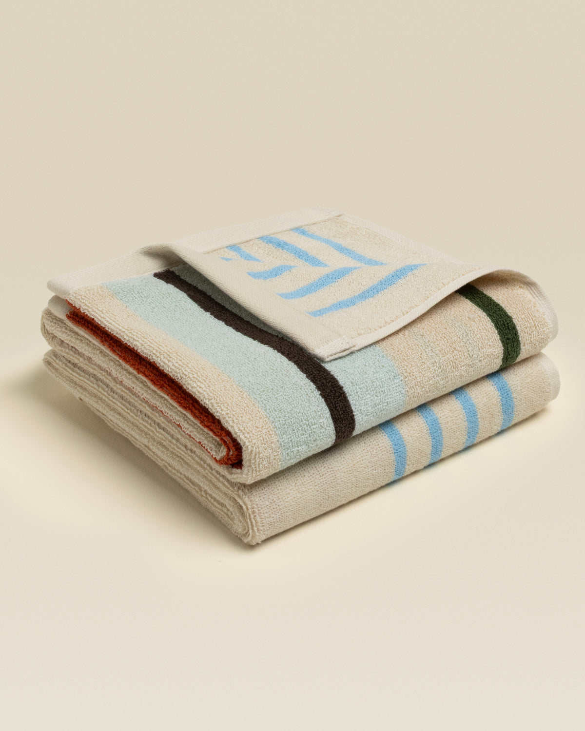 Plush  Cotton Reversible Towel - Janus Composition