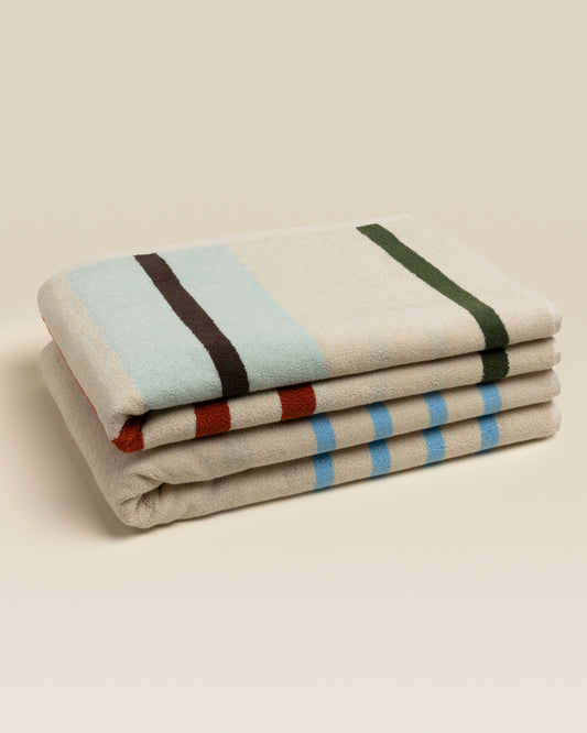 Plush  Cotton Reversible Towel - Janus Composition