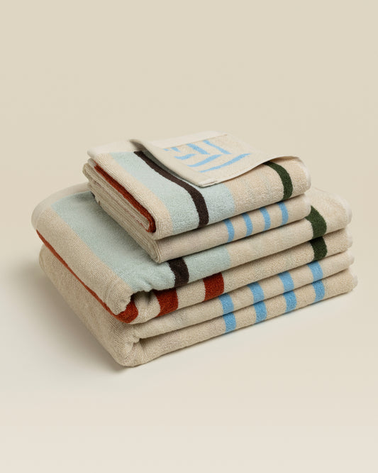Plush  Cotton Reversible Towel - Janus Composition