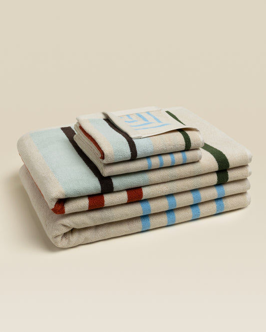 Plush  Cotton Reversible Towel - Janus Composition