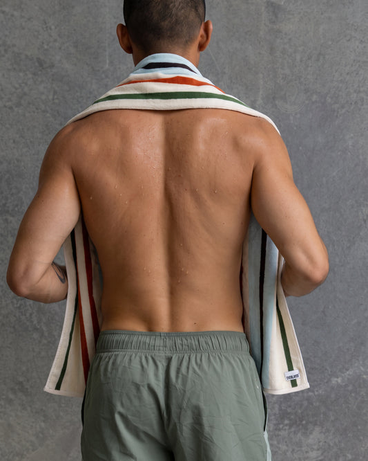 Plush  Cotton Reversible Towel - Janus Composition