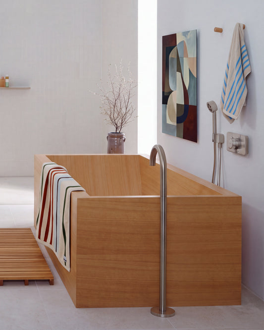 Plush  Cotton Reversible Towel - Janus Composition