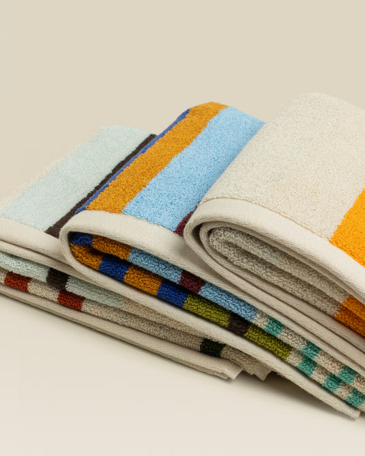 Plush  Cotton Reversible Towel - Janus Composition