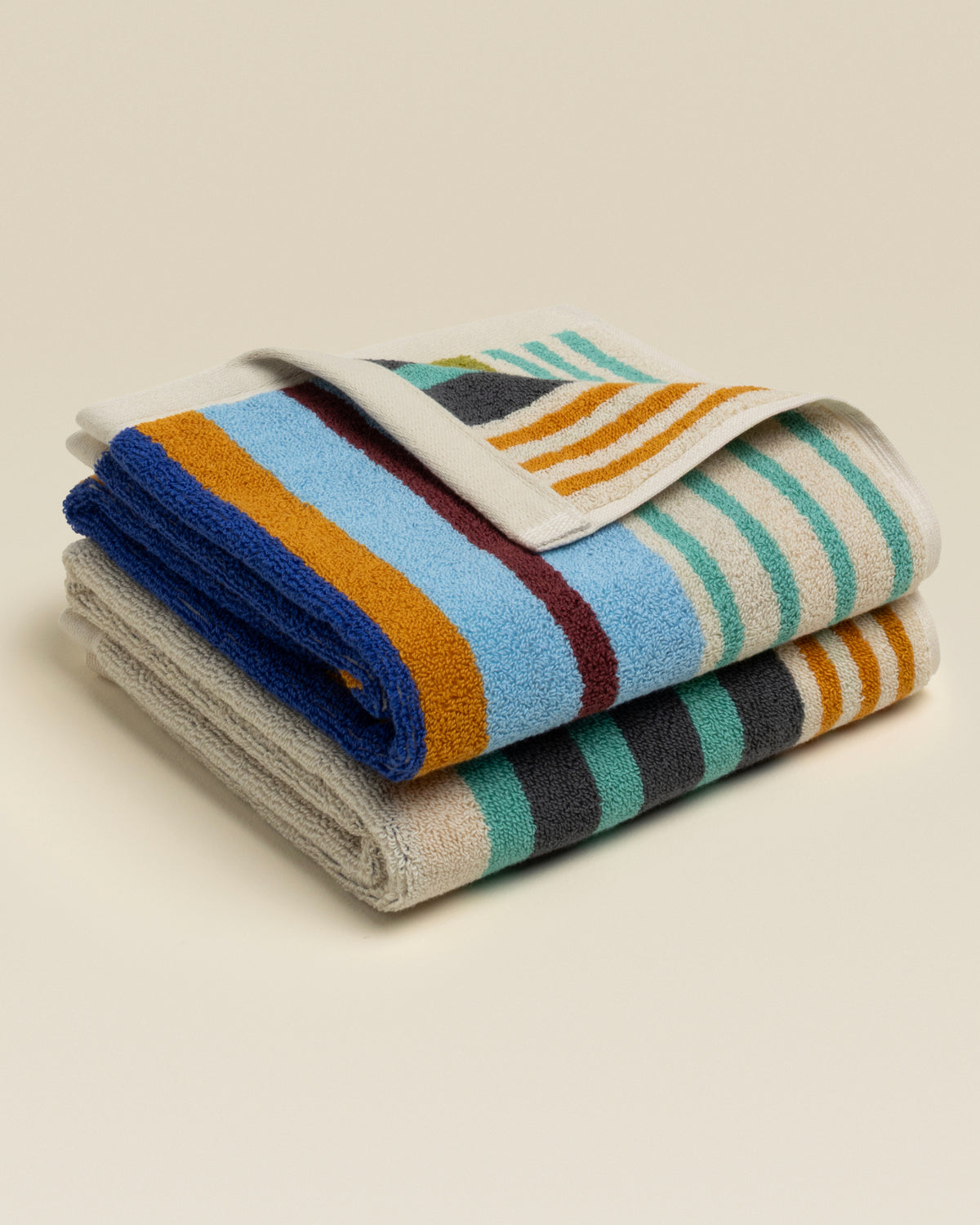 Plush  Cotton Reversible Towel - Janus Composition