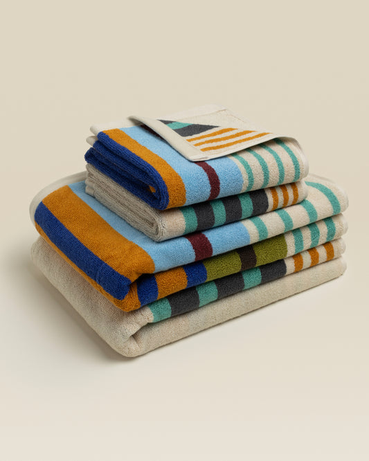 Plush  Cotton Reversible Towel - Janus Composition