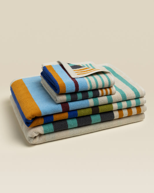Plush  Cotton Reversible Towel - Janus Composition