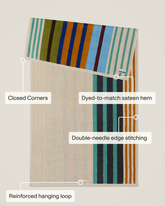Plush  Cotton Reversible Towel - Janus Composition
