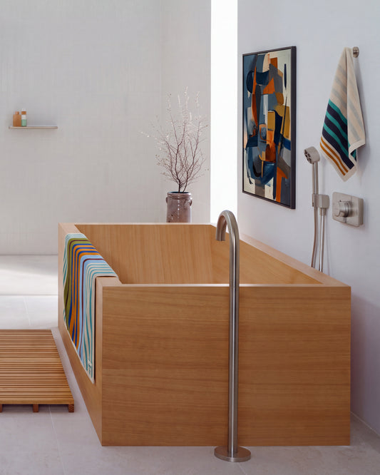 Plush  Cotton Reversible Towel - Janus Composition