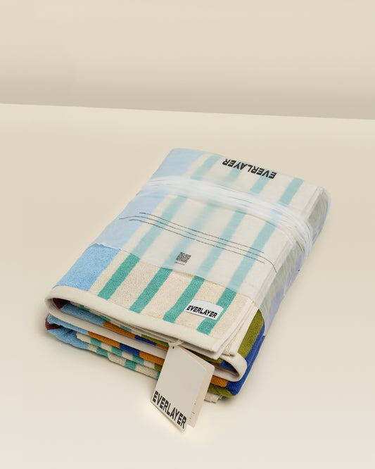 Plush  Cotton Reversible Towel - Janus Composition