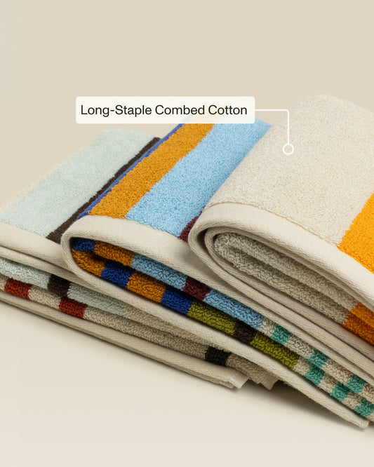 Plush  Cotton Reversible Towel - Janus Composition