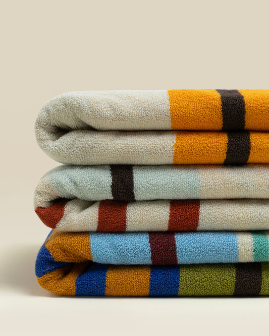 Plush  Cotton Reversible Towel - Janus Composition