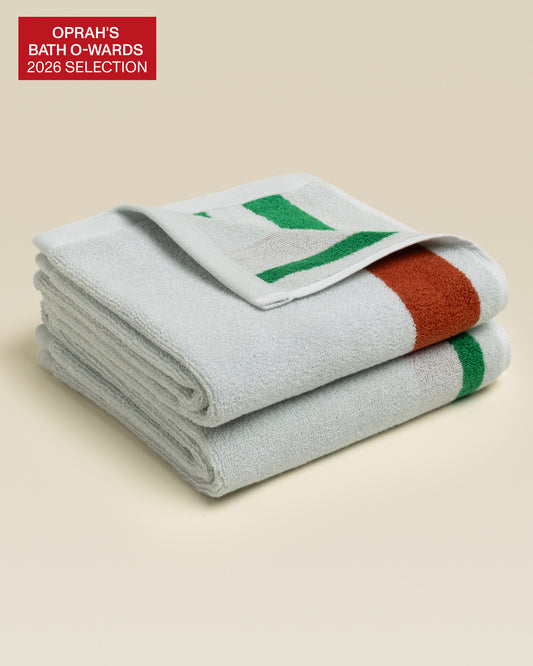 Plush Cotton Reversible Towel - Janus Edge