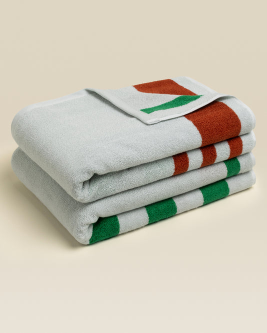 Plush Cotton Reversible Towel - Janus Edge