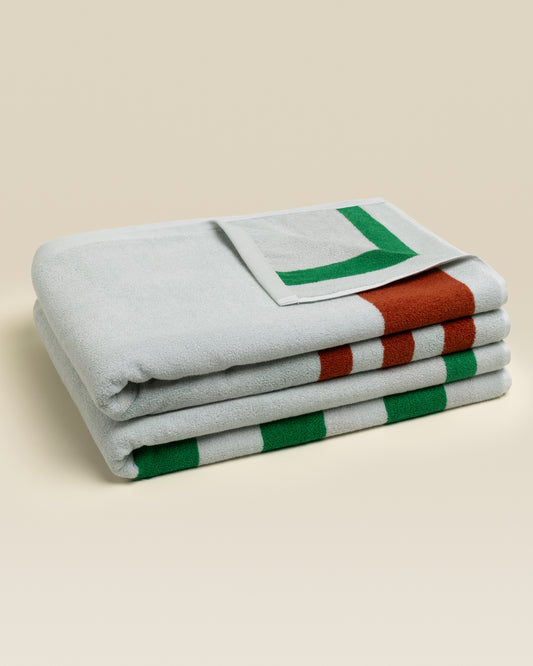 Plush Cotton Reversible Towel - Janus Edge
