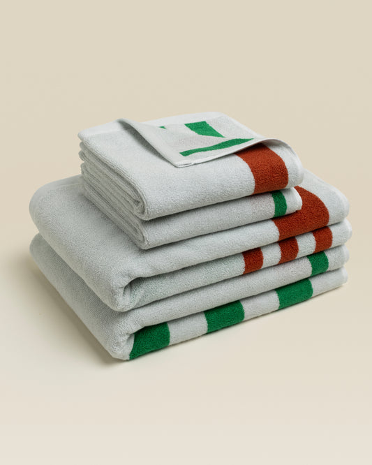 Plush Cotton Reversible Towel - Janus Edge
