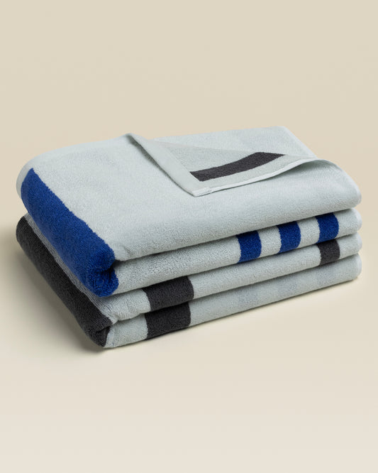 Plush Cotton Reversible Towel - Janus Edge