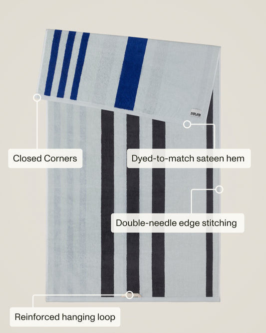 Plush Cotton Reversible Towel - Janus Edge