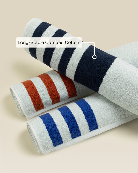 Plush Cotton Reversible Towel - Janus Edge
