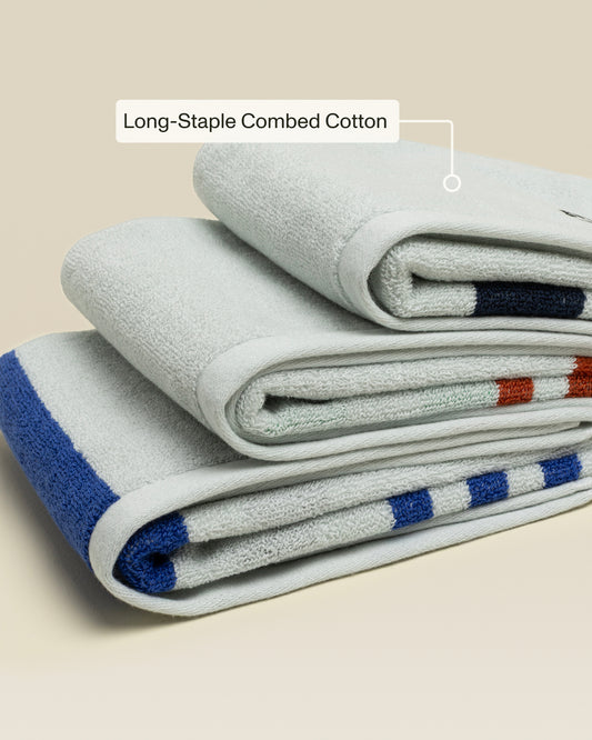 Plush Cotton Reversible Towel - Janus Edge