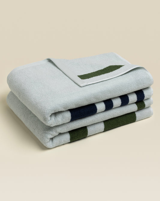 Plush Cotton Reversible Towel - Janus Edge