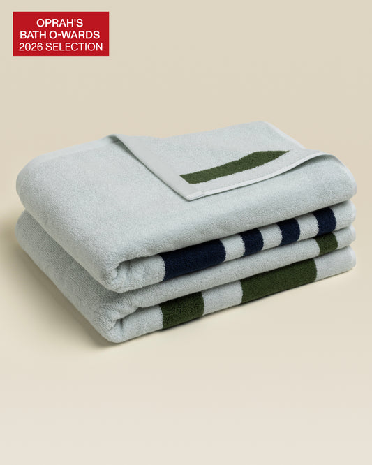 Plush Cotton Reversible Towel - Janus Edge