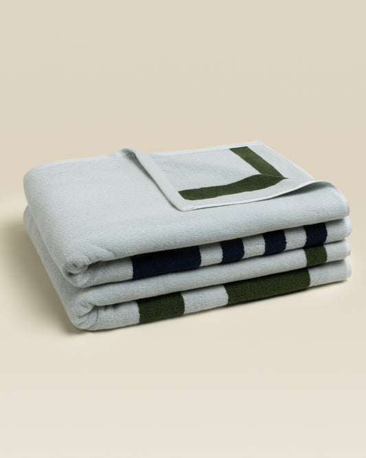 Plush Cotton Reversible Towel - Janus Edge