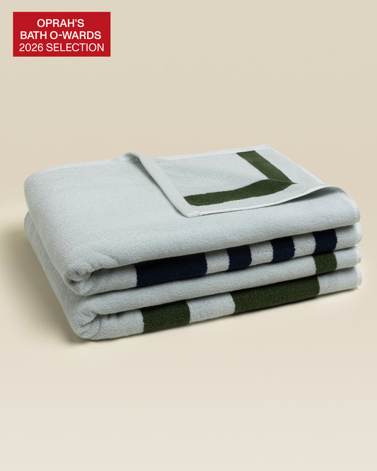 Plush Cotton Reversible Towel - Janus Edge