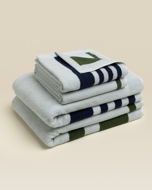 Plush Cotton Reversible Towel - Janus Edge