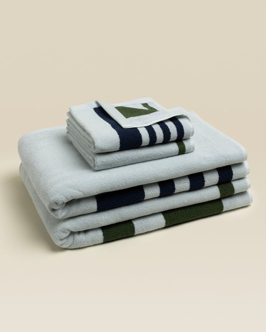 Plush Cotton Reversible Towel - Janus Edge