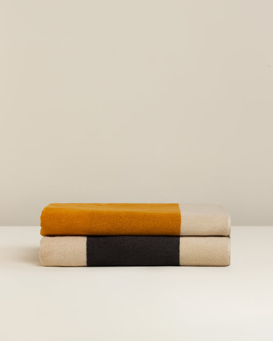 Janus Reverso: Soft Cotton Reversible Stripe Towel