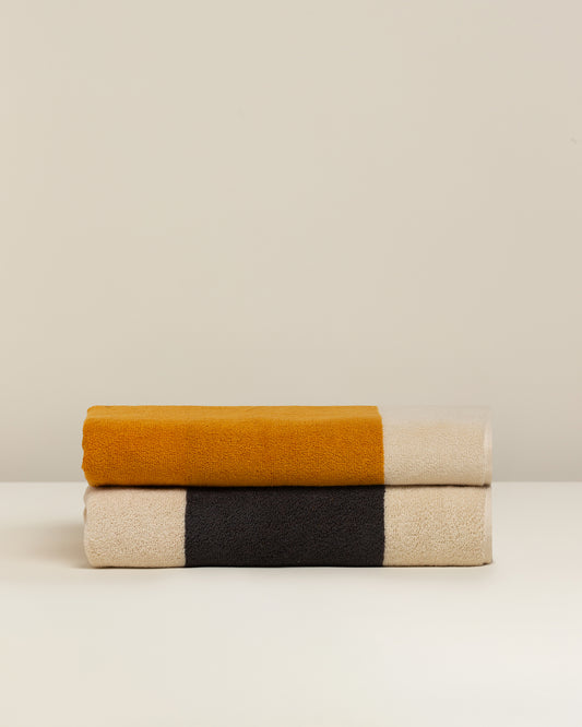 Janus Reverso: Soft Cotton Reversible Stripe Towel