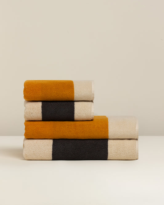 Janus Reverso: Soft Cotton Reversible Stripe Towel