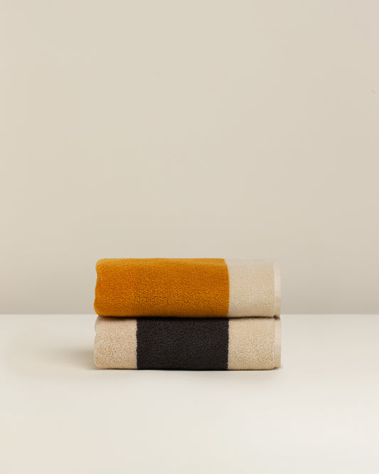 Janus Reverso: Soft Cotton Reversible Stripe Towel