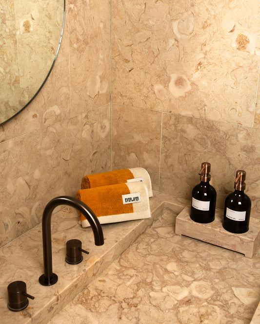 Janus Reverso: Soft Cotton Reversible Stripe Towel