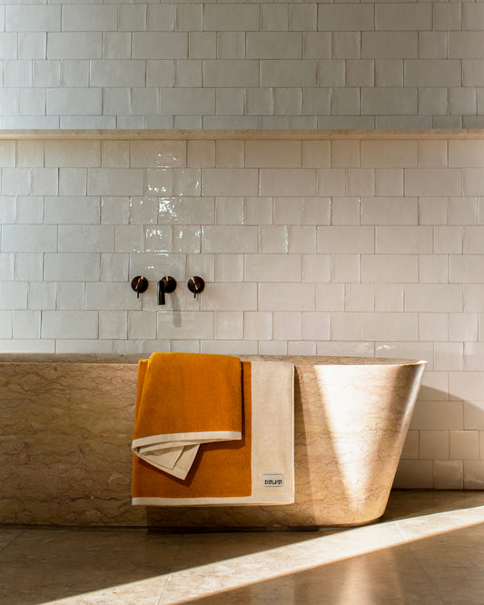 Janus Reverso: Soft Cotton Reversible Stripe Towel