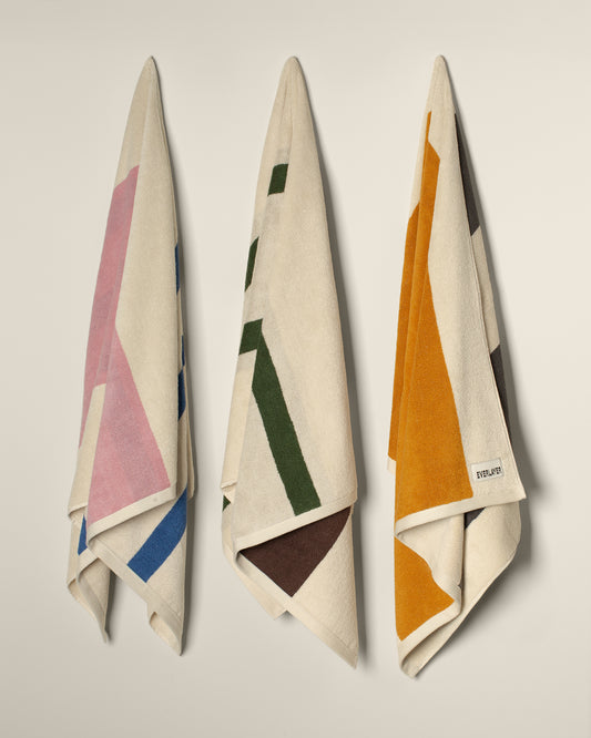 Janus Reverso: Soft Cotton Reversible Stripe Towel