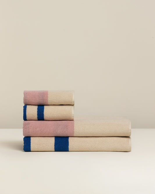 Janus Reverso: Soft Cotton Reversible Stripe Towel