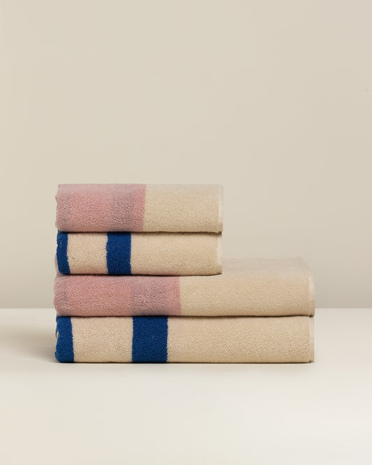 Janus Reverso: Soft Cotton Reversible Stripe Towel