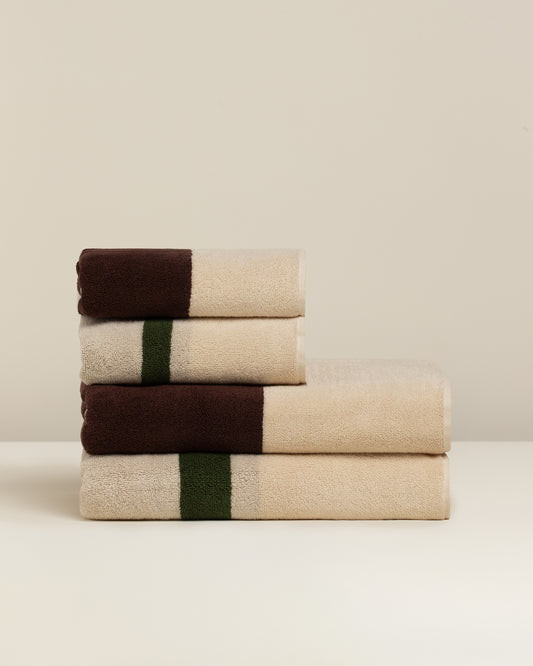 Janus Reverso: Soft Cotton Reversible Stripe Towel
