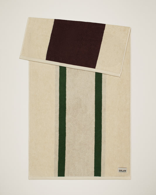 Janus Reverso: Soft Cotton Reversible Stripe Towel